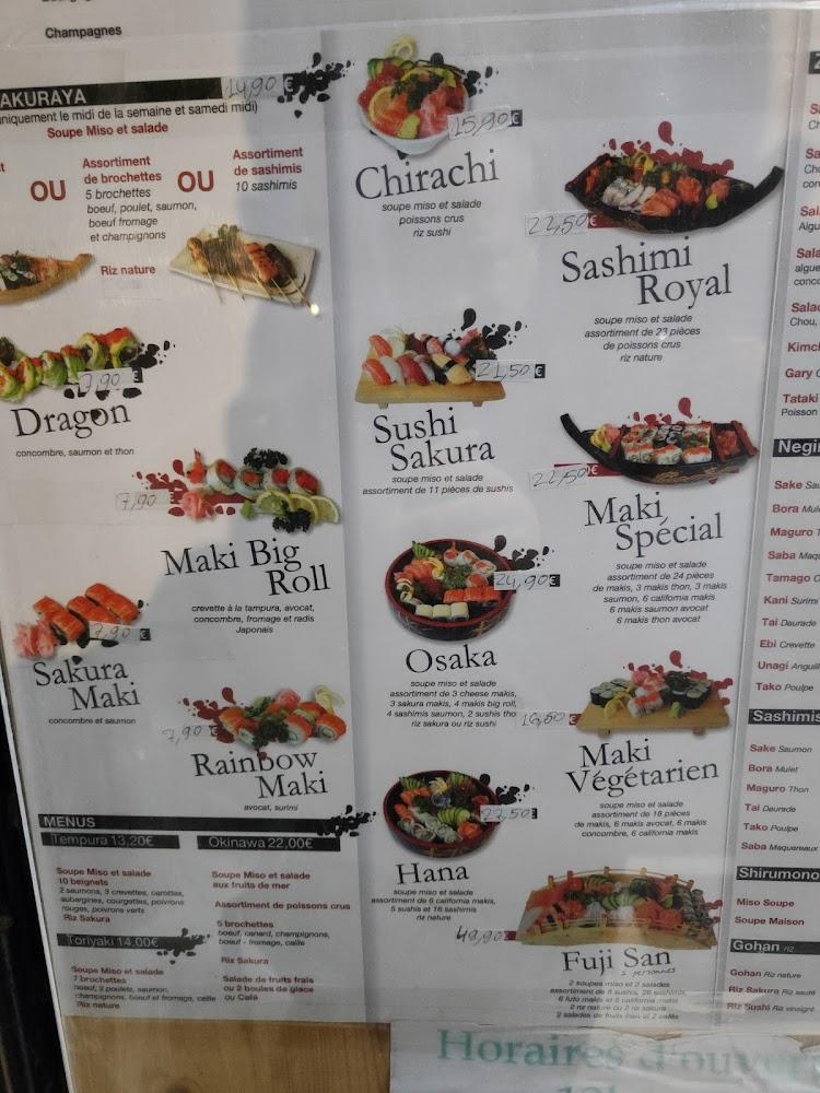 Sakuraya Sushi - Menu Image 2